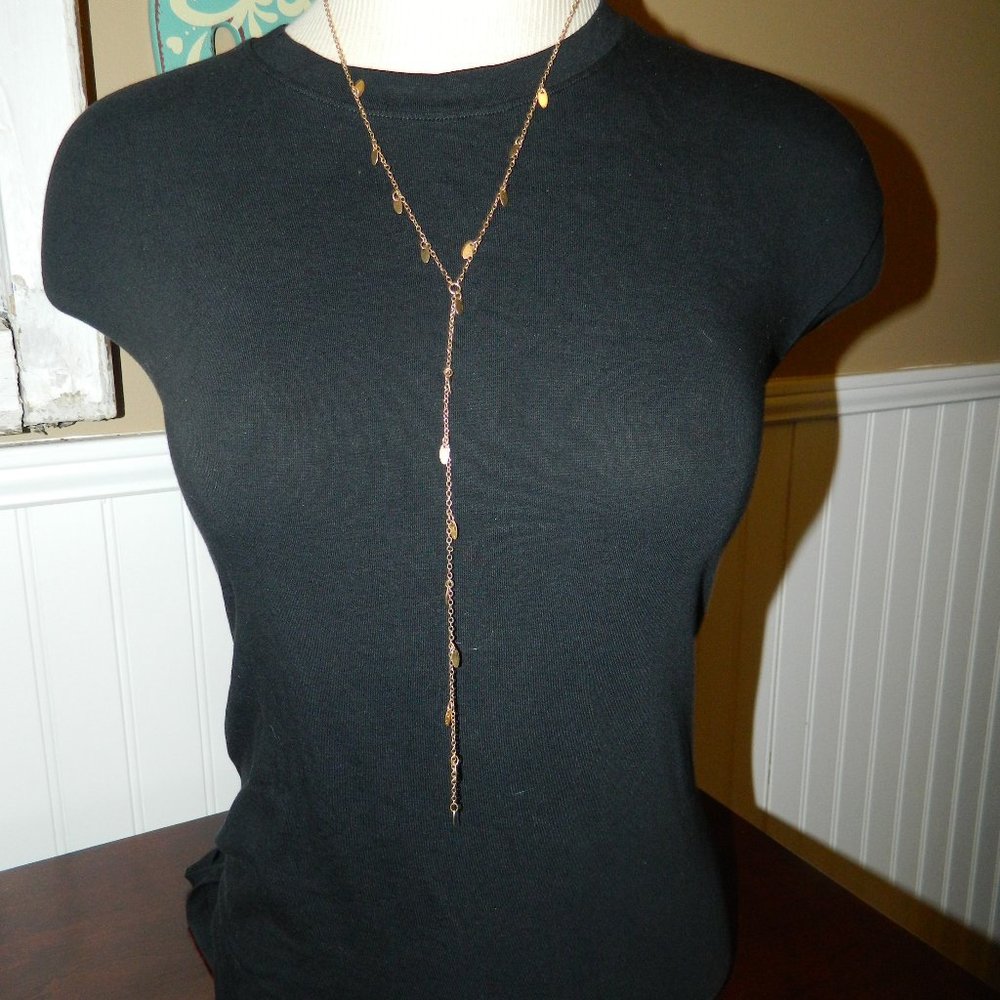 MELROSE AND MARKET - OS - Gold-Tone Drop Necklace